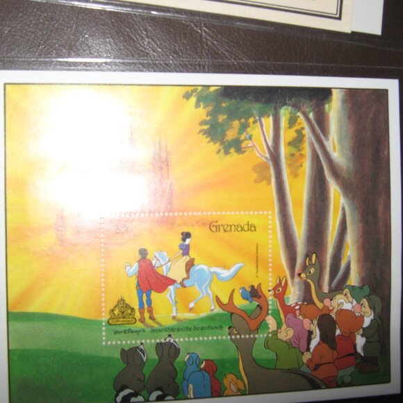 NEW Disney Grenada $5 Stamps Classic Fairy Tales - Six with COA - Picture 12 of 13